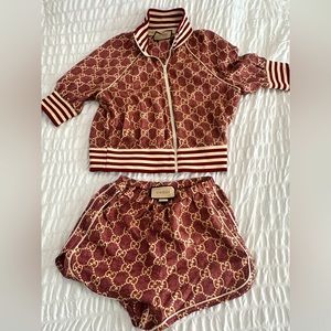 Gucci Shorts Set Supreme Silk